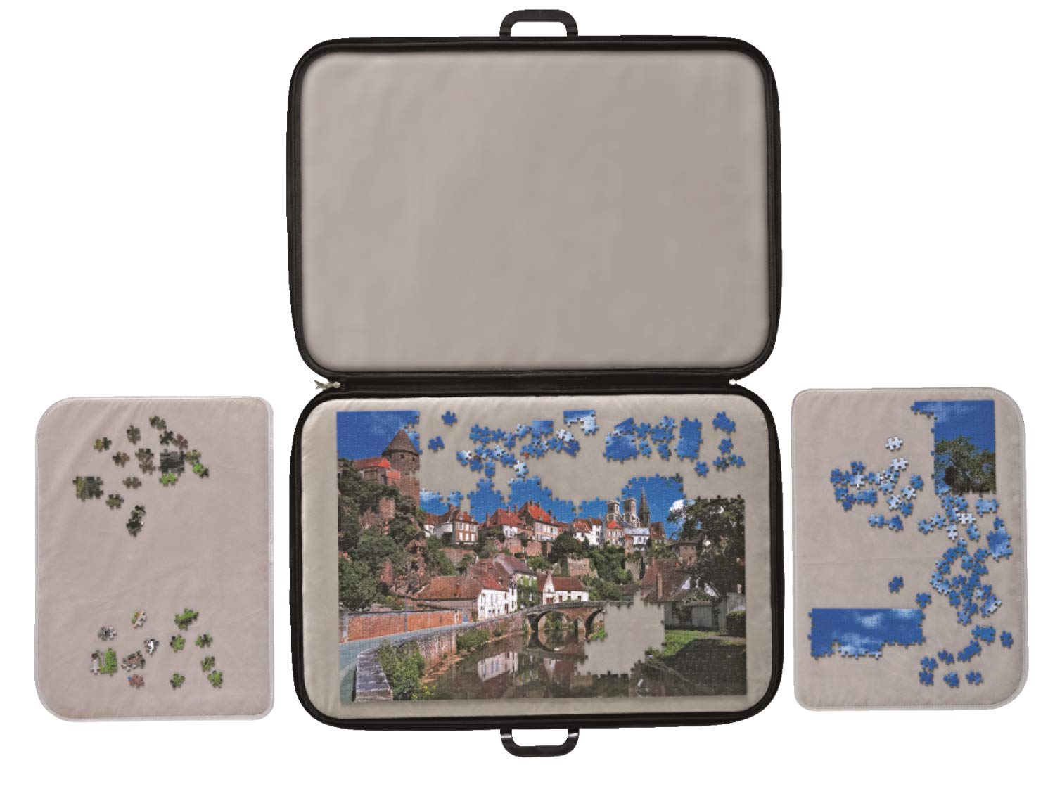 Jumbo, Puzzle Mates, Portapuzzle Deluxe - Standard 1,000 Piece Jigsaw Storage Board Case, Jigsaw Puzzle Accessories, 500-1000 Piece Puzzle Storage - Image 5