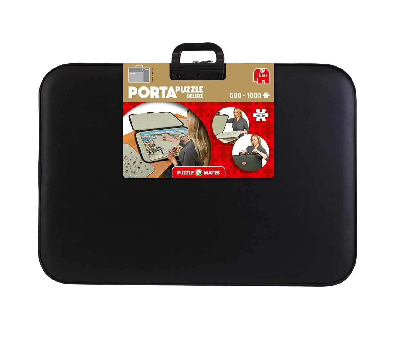 Jumbo, Puzzle Mates, Portapuzzle Deluxe - Standard 1,000 Piece Jigsaw Storage Board Case, Jigsaw Puzzle Accessories, 500-1000 Piece Puzzle Storage - Image 7