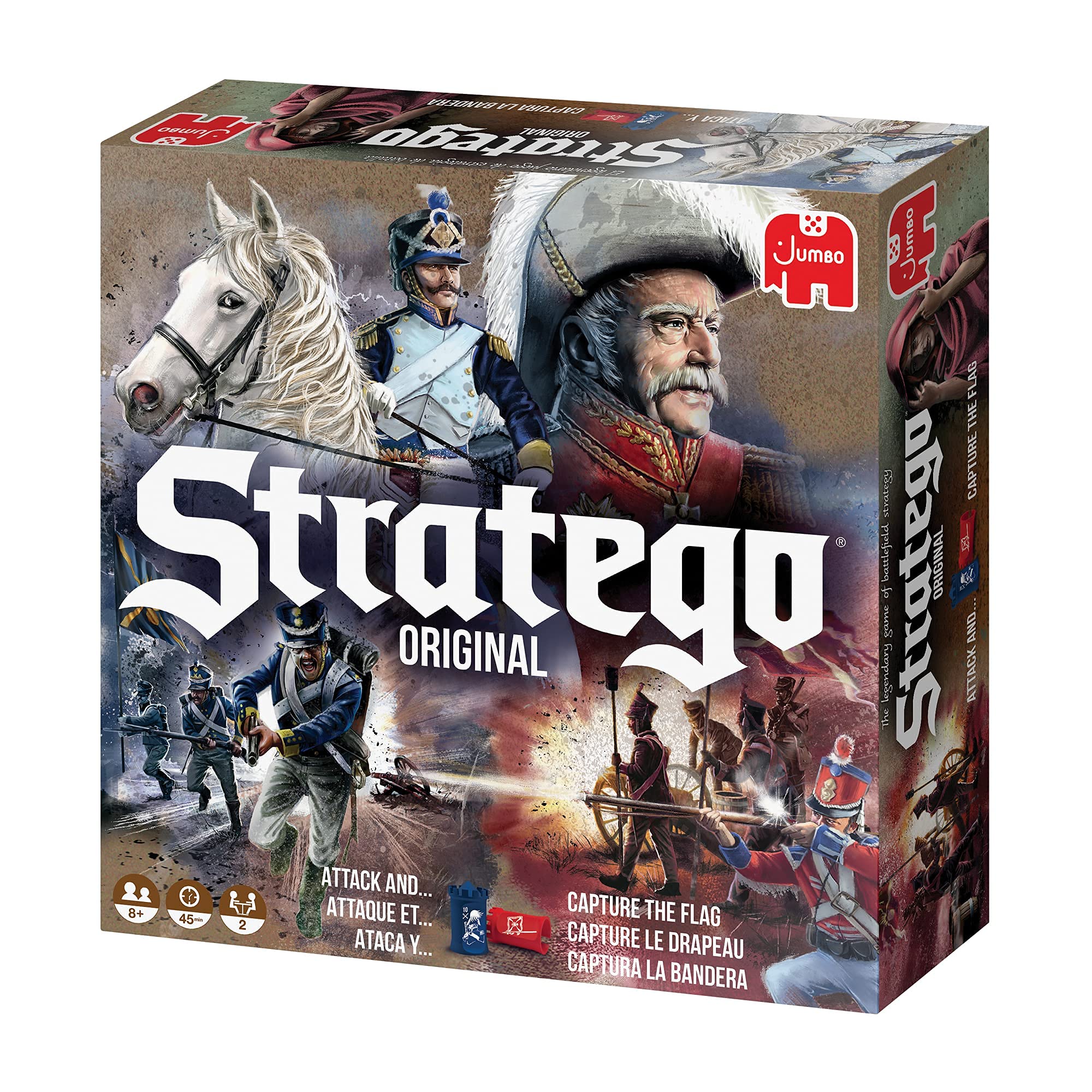 Jumbo, Stratego - Original, Strategy Board Game, 2 Players, Ages 8 Year Plus - Image 5