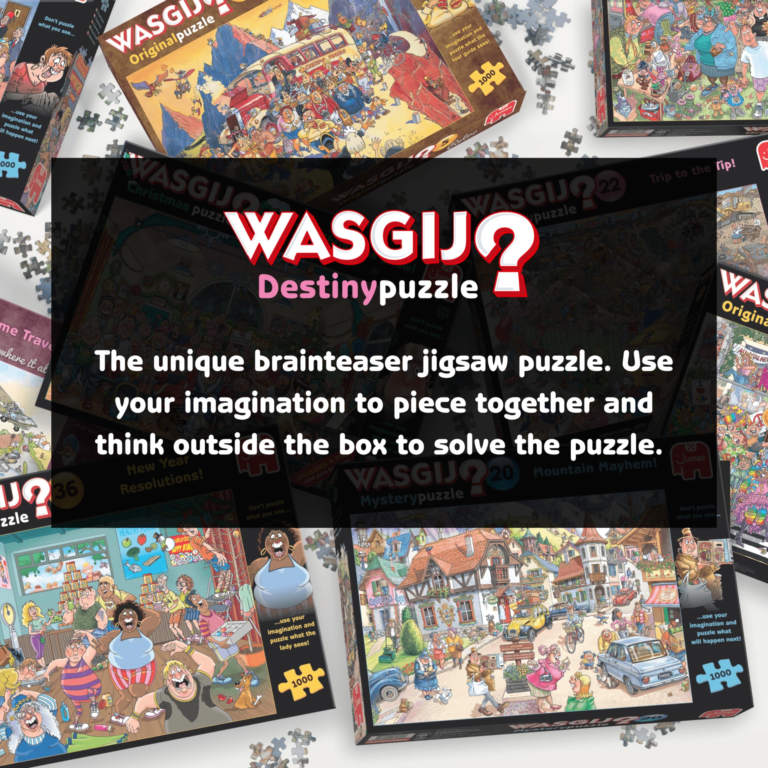 Wasgij Destiny 27, Café to Latte! 1000 Piece Jigsaw Puzzles for Adults - Colourful, Challenging & Brainteasing Adults Jigsaw Puzzle - Puzzle The Future - 100% Recycled Cardboard - 1000pcs - Jumbo - Image 7