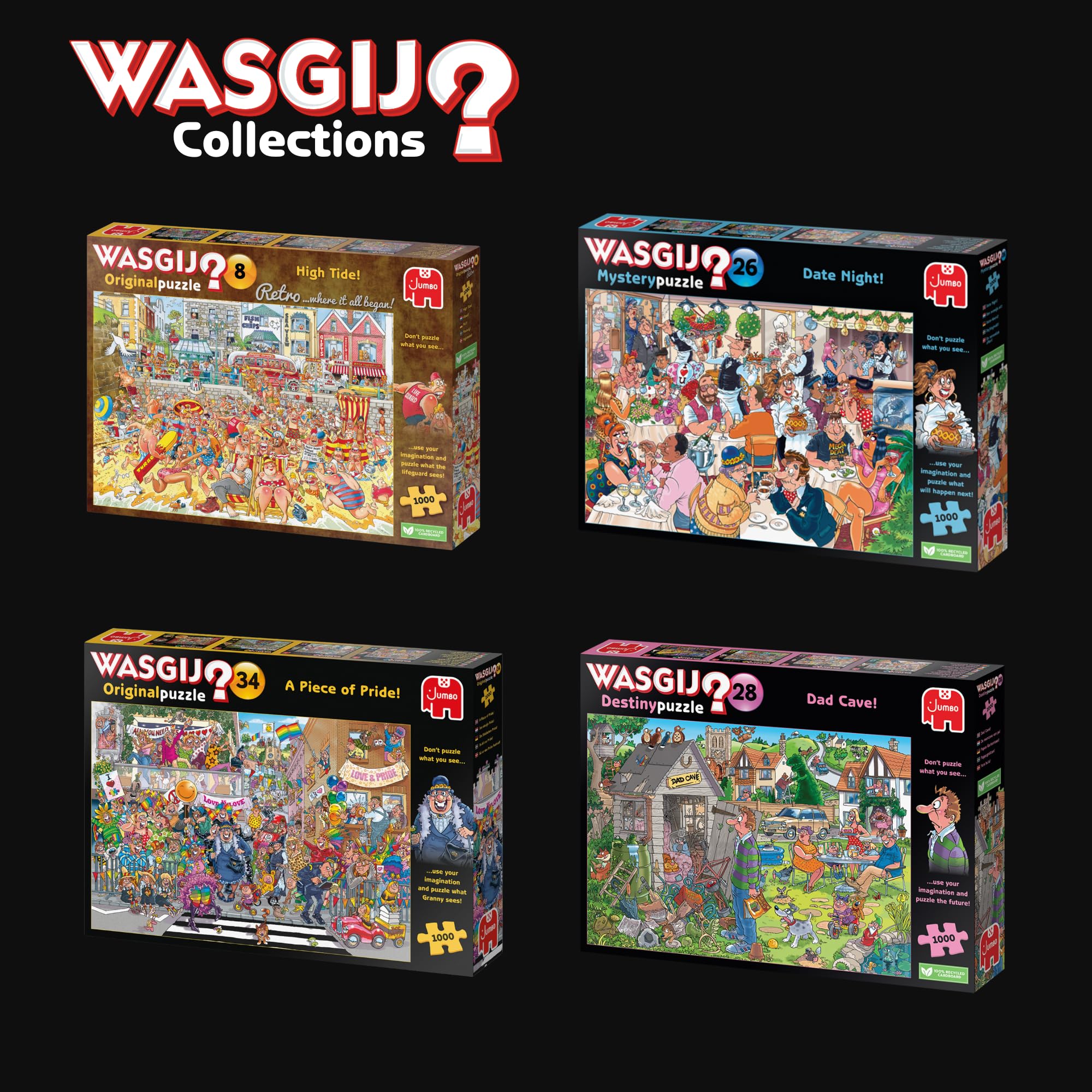 Wasgij, Destiny 28 - Dad Cave!, Unique Collectable Jigsaw Puzzle for Adults, 1,000 Piece - Image 7