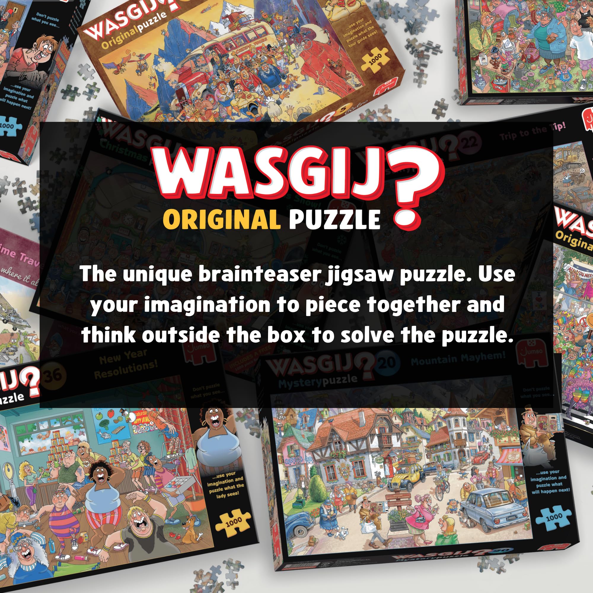 Wasgij Original 45, Moving Day - Unique 1000 Piece Jigsaw Puzzles for Adults - Colourful, Challenging & Brainteasing 1000 Pcs Adults Jigsaw Puzzle - 100% Recycled Cardboard 1000 Pc Puzzles - Jumbo - Image 5